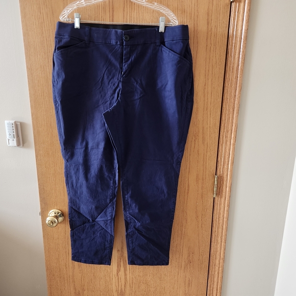 Lane Bryant Dark Blue Pants - Picture 1 of 3